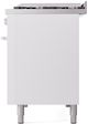 Ilve® Professional Plus II 48" Custom RAL Color Pro Style Dual Fuel Range-4