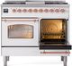 Ilve® Nostalgie II Series 40" White Pro Style Dual Fuel Range-3