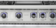 Viking® 7 Series 36" White Pro Style Dual Fuel Natural Gas Range-1