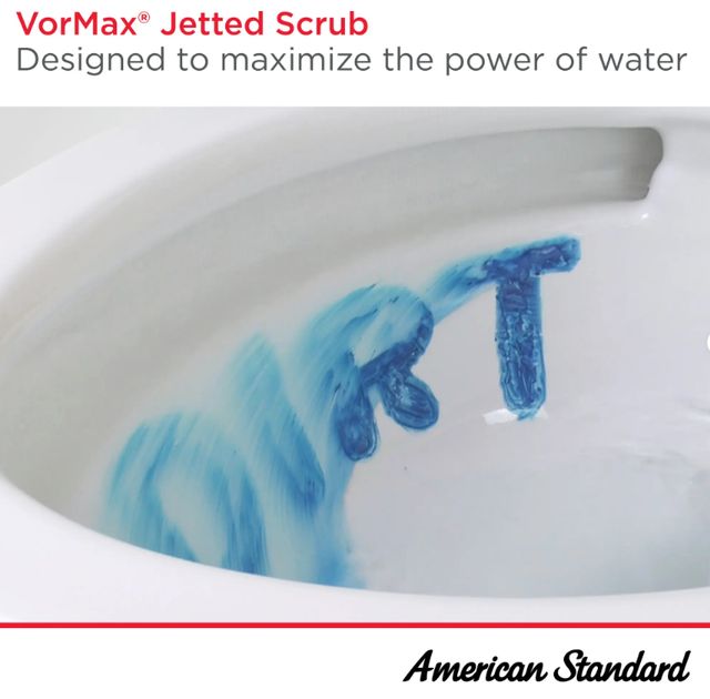 American Standard Vormax White 12" Rough Tank Only 1.0 gpf/3.8-3