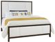 LM Co Home By Vaughan-Bassett Crafted Cherry by Ben & Erin Napier Dark Cherry Queen Upholstered Bed-0