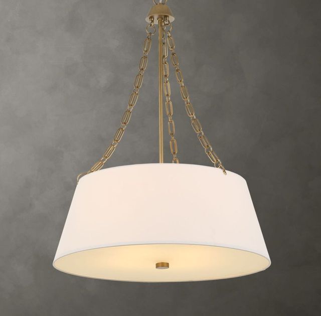 Uttermost® Andalucia Matte Brushed Gold/White 4-Light Pendant-1