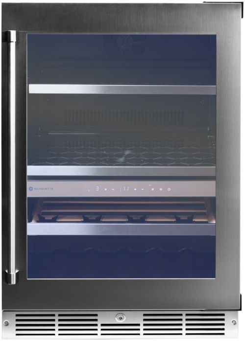 Silhouette® Pro Gen 3 24" 4.8 Cu. Ft. Stainless Steel Built-In Wine Cooler-0