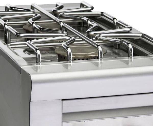Viking® 5 Series 13" Stainless Steel Natural Gas Double Side Burner-2