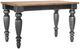 Legacy Classic Vintage Market Barnwood Oak Counter Table with Kettle Black Base-0
