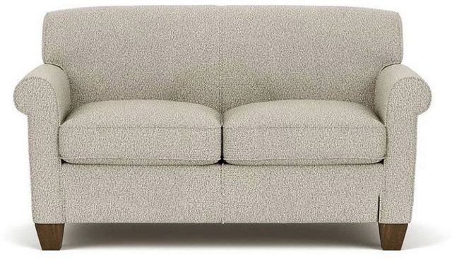 Flexsteel® Dana Light Gray Loveseat-0
