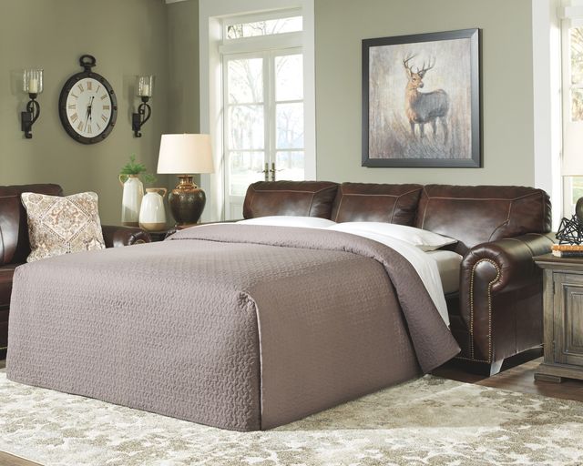 Signature Design by Ashley® Roleson Walnut Queen Sofa Sleeper-1