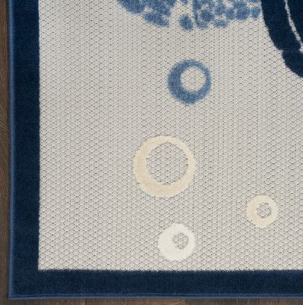 Nourison Home™ Aloha Navy Blue 5'x8' Area Rug-3