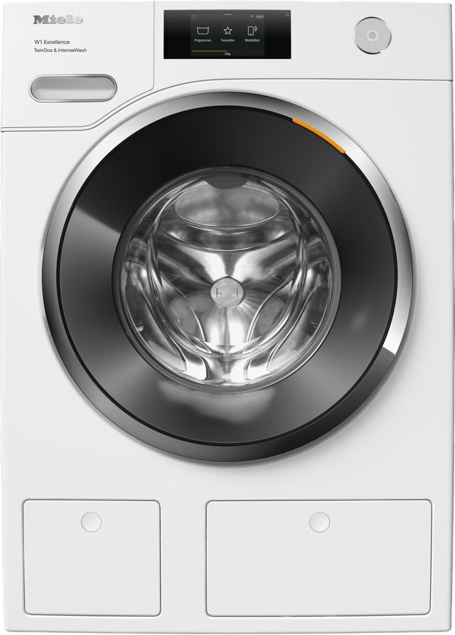 Miele W1 White Edition 2.26 Cu. Ft. Lotus White Front Load Washer-0