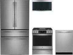 GE Profile™ 4 Piece Stainless Steel Kitchen Package