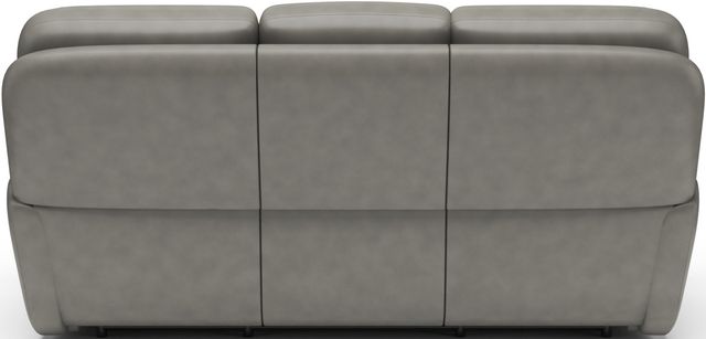 Flexsteel® Zoey Gray Power Reclining Sofa with Power Headrests-4