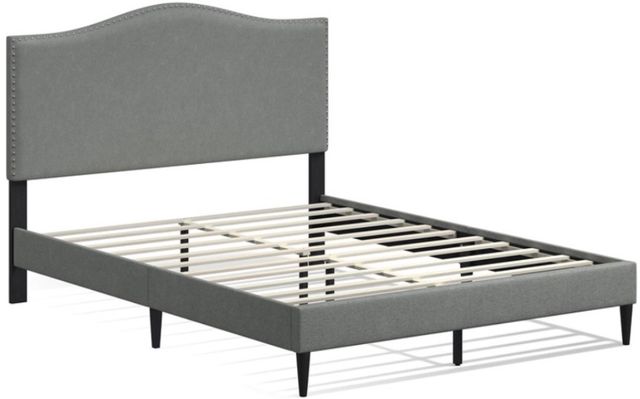 American Wholesale Furniture Leighford Stone Queen Upholstered Bed-2