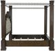 Signature Design by Ashley® Maylee Dark Brown California King Canopy Bed-2