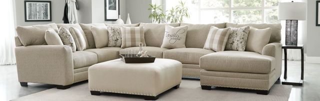Jackson Furniture Salem 4-Piece Buff Sectional
