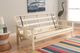 Kodiak Furniture Monterey Twill Gray/Antique White Full Futon with Mattress-4