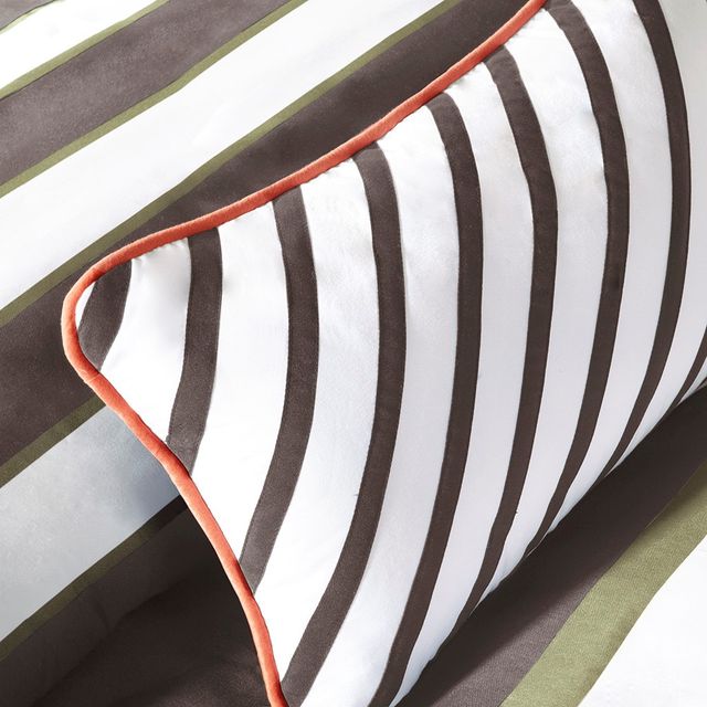 Olliix by Mi Zone Ashton Orange/Grey Full/Queen Comforter Set-3
