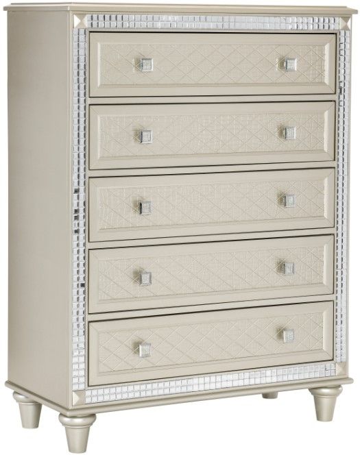 Mazin Furniture Juliette Champagne Chest-0