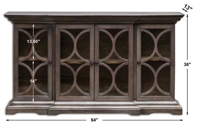 Uttermost® Belino Paris Silver Cabinet-2