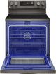 LG 30" PrintProof™ Black Stainless Steel Freestanding Electric Range with Air Fry-2