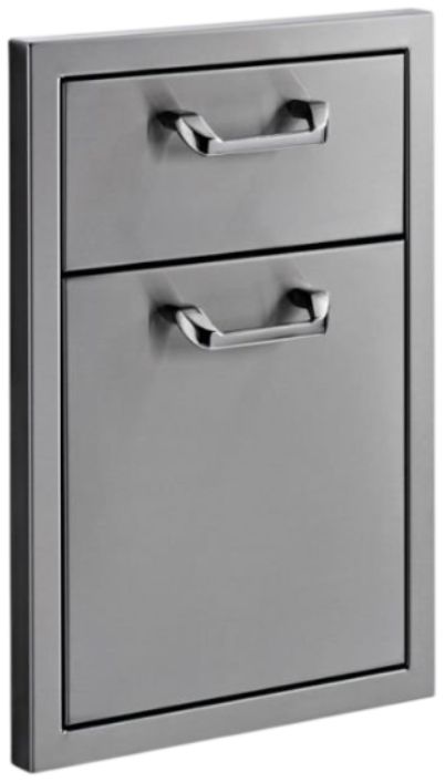LYNX® Professional Classic 16" Stainless Steel Double Drawer-2