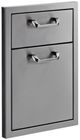 LYNX® Professional Classic 16" Stainless Steel Double Drawer-2