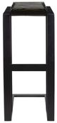 Uttermost® Soma Glass Top Accent Table with Black Frame-5