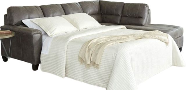 Signature Design by Ashley® Navi 2-Piece Smoke Sleeper Right-Arm Facing Sectional and Chaise-0