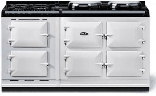 AGA™ eR7 160 Classic Cast Iron 63" Pearl Ashes Pro Style Dual Fuel Range-0