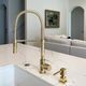 ZLINE Autograph Edition Polsiehd Gold Sierra Pull Down Spring Single Handle Kitchen Faucet-2