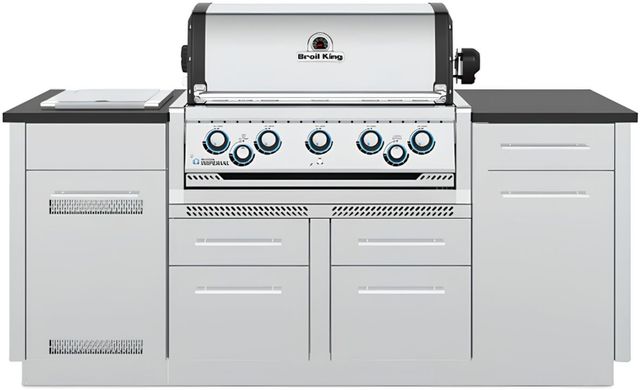 Broil King® Imperial™ S 590i 5-Burner Stainless Steel Built-in Liquid Propane Grill-0