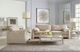 A.R.T. Furniture® Mezzanine Glass Top Cocktail Table with Dove Gray Base-1