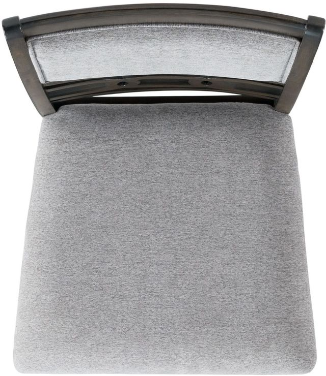 Elements International Amherst Gray Dining Side Chairs-2