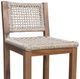 John Thomas Furniture® Parks Brown Rattan/Wooden Outdoor Counter Stool-1