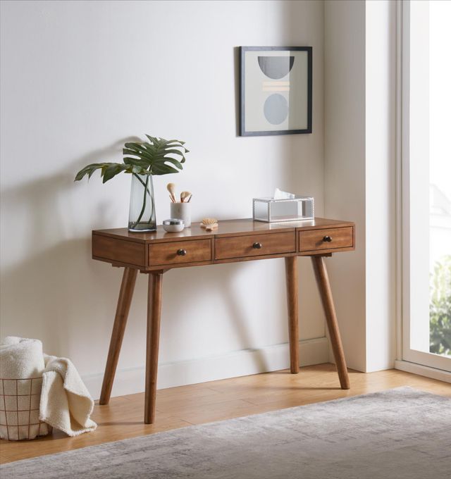 Martin Svensson Mid-Century Modern Cinnamon Vanity Desk-2