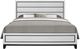 Global Furniture USA Kate 5-Piece Foil White Queen Panel Bedroom Set-2