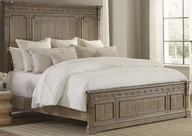 Liberty Furniture Town & Country 4-Piece Dusty Taupe Queen Bedroom Set-1