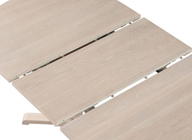 Furniture of America® Hines White Oak Oval Dining Table-3