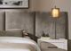 Artisan & Post by Vaughan-Bassett Joinery Brindle Gray/Washed White Oak Queen Upholstered Wall Panel Bed-3