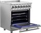 FORNO® Massimo 30" Stainless Steel Pro Style Electric Range-3