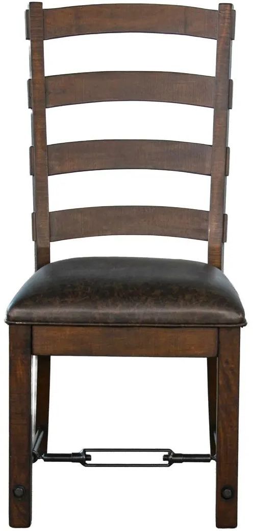 Sunny Designs™ Homestead Tobacco Leaf Ladderback Dining Chair-2