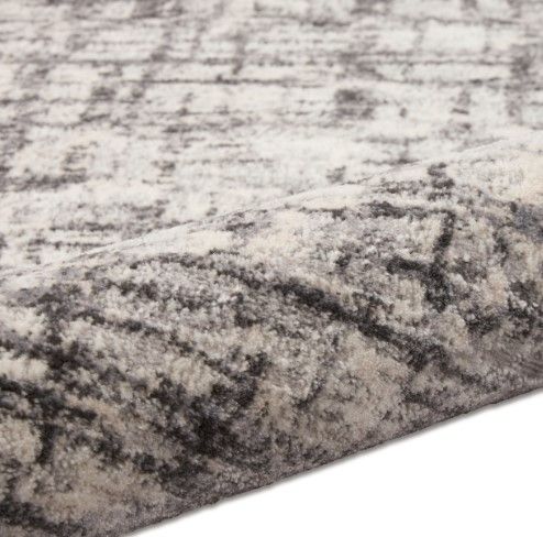 Nourison Home™ CK950 Rush Gray White 5'x7' Area Rug-4