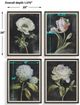 Uttermost® Danhui Nai 4-Piece Florals on Black Framed Prints Set-2