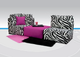 Kidz World Tween Living Room 3-Piece Youth Sectional-0