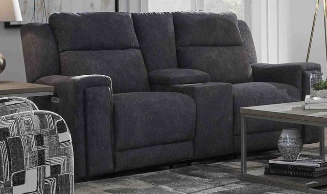 Southern Motion™ Customizable The Boss Power Reclining Loveseat with Triple Power Console-0