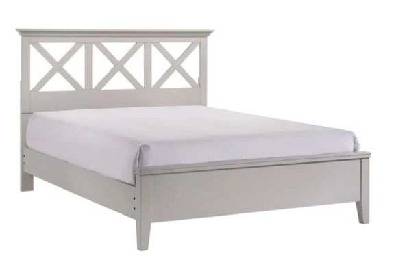 Bernards Nova II Gray Queen Panel Bed-0