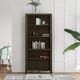 Legends Home Joshua Creek Barnwood 72” Bookcase-1