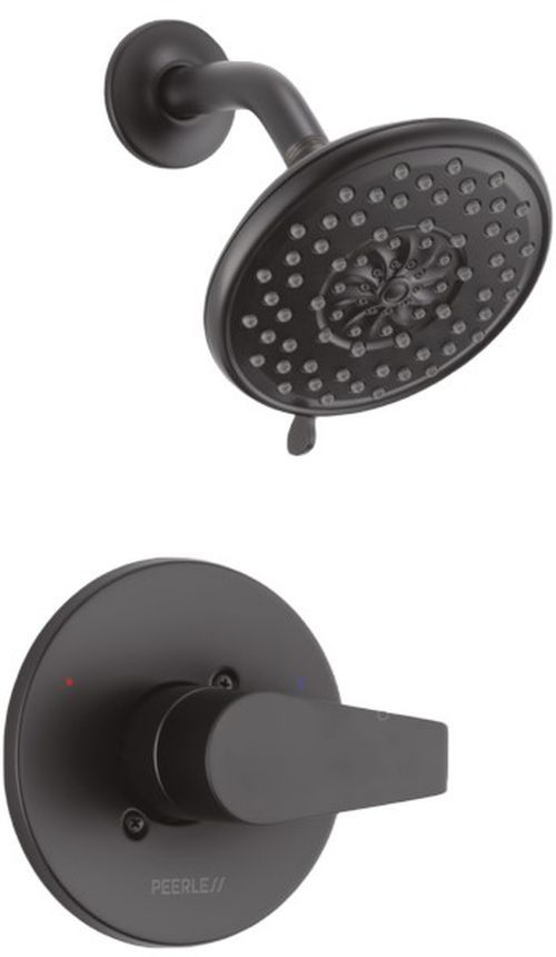 Peerless Xander® Matte Black MultiChoice Shower Only-0