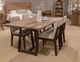 International Furniture Direct Natural Parota Two-Tone Dining Table-2