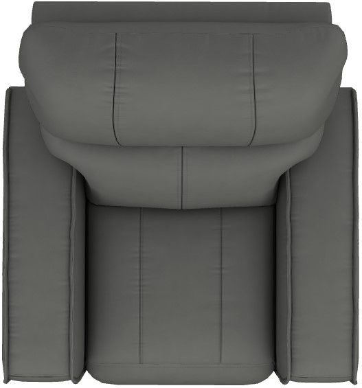 La-Z-Boy® Maddox Slate Leather Power Wall Recliner with Headrest and Lumbar-4
