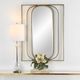 Uttermost® Replicate Gold Oval Mirror-1
